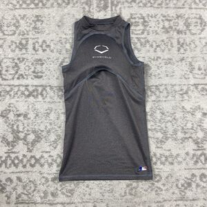 Evoshield Tank Top Gray Performance w/ Padding Stretch Athletic Youth Size Small